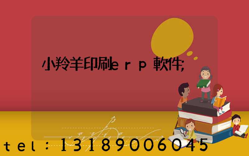 小羚羊印刷erp軟件