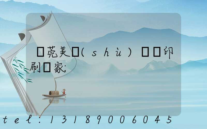 東莞美術(shù)畫冊印刷廠家